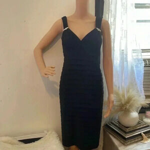 Scape midi dress black